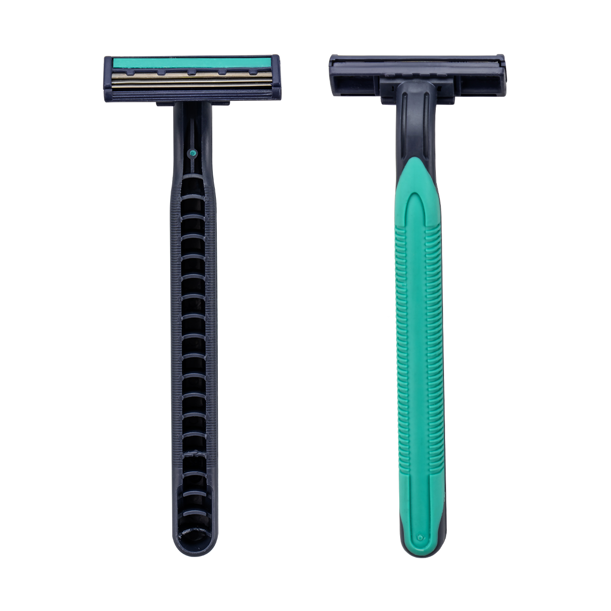 CX-T24 Triple Blades Men Disponibel barberingshøvel med plast- og gummihåndtak