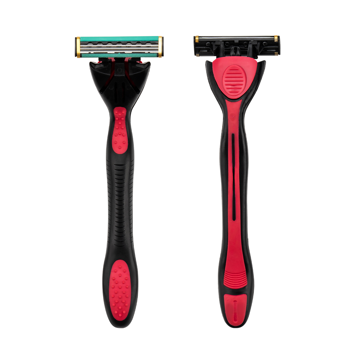 CX-T41-K Triple Blade Women Body Disposable Barbering Razor with Gold Edge